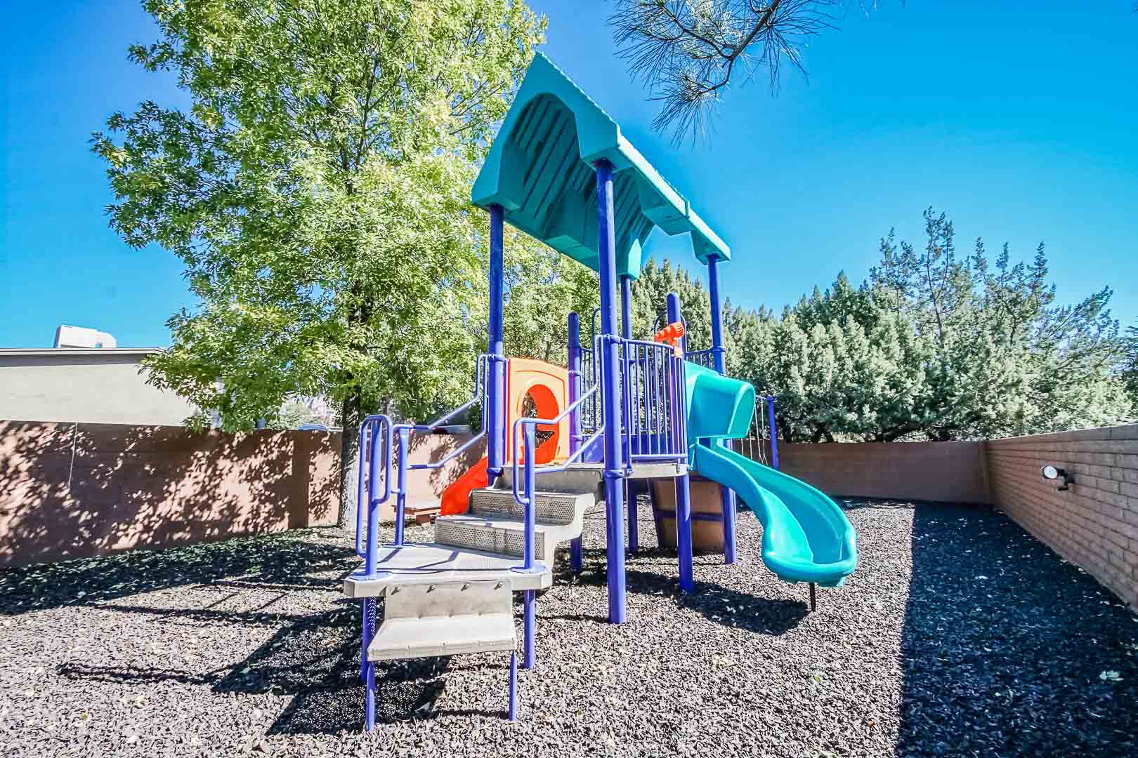 A colorful children's playground at VRI's Villas of Sedona in Arizona.